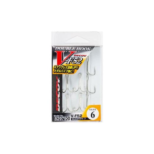 Decoy V-F52 #2 kétágú horog 7 db/csg
