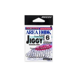 Decoy Area Jiggy Type XII AH-12 #4 Barbless jig horog 12 db/csg
