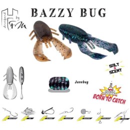 Herakles Bazzy Bug 3,2" 8cm Junebug gumibéka 10 db/csg