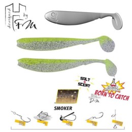 Herakles Benjo R 3,6" 9cm Smoker gumihal 7 db/csg