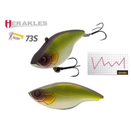 Herakles Blaze Rattle 73 Silent S 7,3cm 17gr Matt Green Shinner wobbler