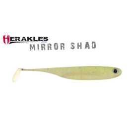 Herakles Mirror Shad 3,8" 10cm Ghost Chartreuse gumihal 6 db/csg