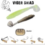 Herakles Viber Shad 3,8" 9,7cm Smoker gumihal 7 db/csg