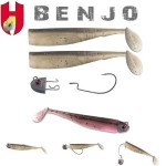 Herakles Combo Benjo Shad 3" 7,5cm Smoke Pink gumihal