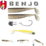 Herakles Combo Benjo Shad 3" 7,5cm Chartreuse Impact gumihal