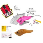 Herakles Hybrid S 4,2cm 3,8gr Ghost Pellet Glow wobbler
