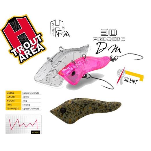 Herakles Hybrid S 4,2cm 3,8gr Ginseng Pellet wobbler