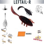 Herakles Leftail-R 1,8" 4,5cm Orange lágy műcsali 10 db/csg