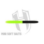 Herakles RDB Worm 60mm CRAB Black Chartreuse lágy műcsali 14 db/csg