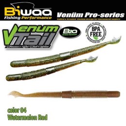 Biwaa Venum Tail 4" 10cm 04 Watermelon Red gumihal 10db/csg