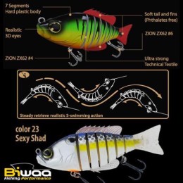 Biwaa Swimbait Seven S5" 13cm 34g 23 Sexy Shad wobbler