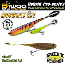 Biwaa Divinator Mini 9,5cm 9g 07 Watermelon Red spinnertail