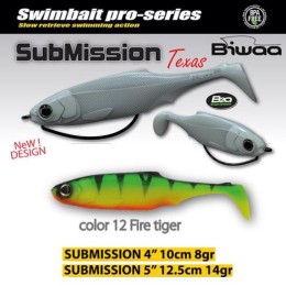 Biwaa Submission 5" 13cm 12 Fire Tiger gumihal 3db/csg