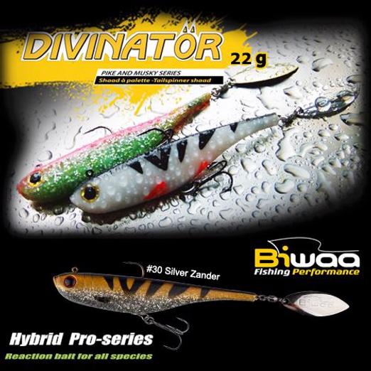 Biwaa Divinator Junior 14cm 22g 30 Silver Zander spinnertail