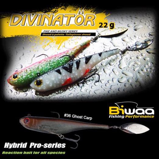 Biwaa Divinator Junior 14cm 22g 36 Ghost Carp spinnertail