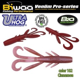 Biwaa Ultra Hog 4" 10cm 102 Cinnamon lágy műcsali 8db/csg