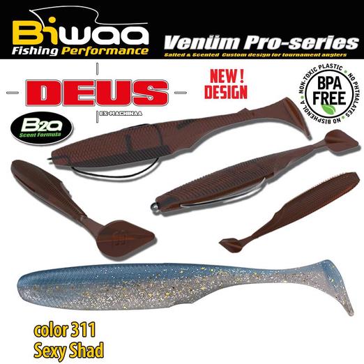 Biwaa Deus 3" 7,5cm 311 Sexy Shad gumihal 10db/csg