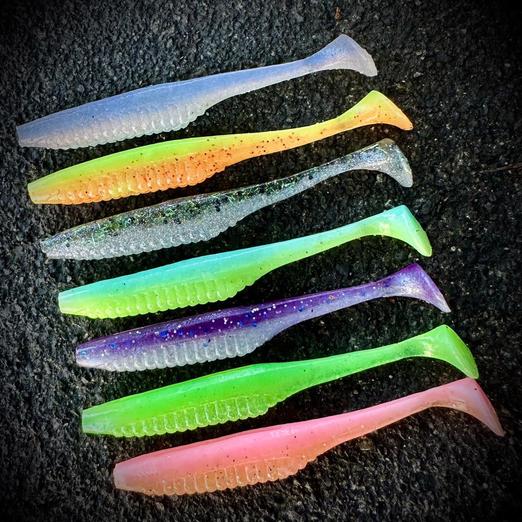 Duo Realis Versa Shad 3" 7,6cm F084 Lime Chartreuse UV plasztik csali - Image 3