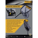 Sportex Predator 60*50cm gumis merítő szák