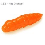 FishUp Pupa Hot Orange 0,9 (22mm), color:113, 12db; plasztik csali