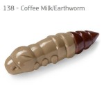 FishUp Pupa Coffee Milk/Earthworm 1,5 (38mm), color:138, 8db; plasztik csali