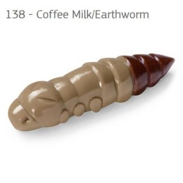 FishUp Pupa Coffee Milk/Earthworm 1,5 (38mm), color:138, 8db; plasztik csali