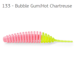 FishUp Tanta Bubble Gum/Hot Chartreuse 2,5 (64mm), color:133, 8db; plasztik csali