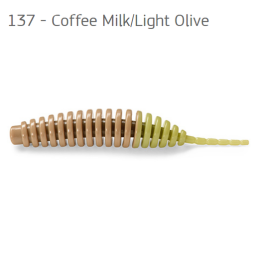 FishUp Tanta Coffee Milk/Light Olive 2,5 (61mm), color:137, 8db; plasztik csali