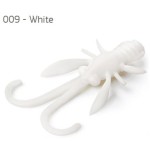 Fishup Baffi Fly White 38mm, color:009, 10db; plasztik csali