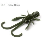Fishup Baffi Fly Dark Olive 38mm, color:110, 10db; plasztik csali