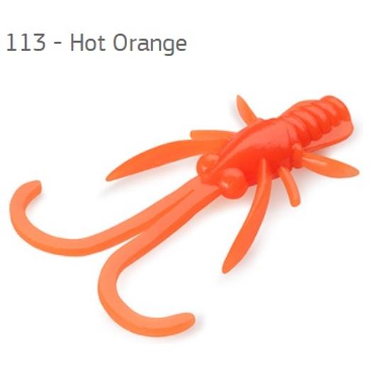Fishup Baffi Fly Hot Orange 38mm, color:113, 10db; plasztik csali