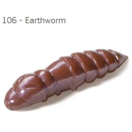 Fishup Pupa Earthworm 38mm, color:106, 8db; plasztik csali
