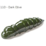Fishup Pupa Dark Olive 30mm, color:110, 10db; plasztik csali