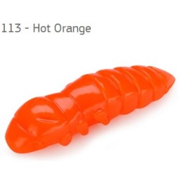Fishup Pupa Hot Orange 38mm, color:113, 8db; plasztik csali