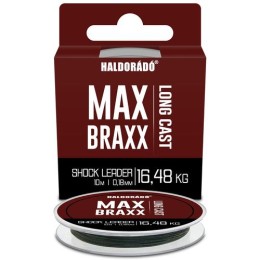 Haldorádó Max Braxx - Long Cast Shock Leader fonott zsinór 0,18 mm - 16,48 kg