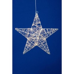 Home KAD40 csillag fém dekoráció, 320db melegfehér micro LED, fém kivitel, 5m tápkábel, adapteres tápellátás, beltéri kivitel