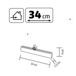 Home KLW25 LED-es adventi naptár, 7db LED világítás, fa alapanyag, elemes tápellátás, beltéri kivitel - Image 5