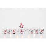 Home KLW25 LED-es adventi naptár, 7db LED világítás, fa alapanyag, elemes tápellátás, beltéri kivitel - Image 3
