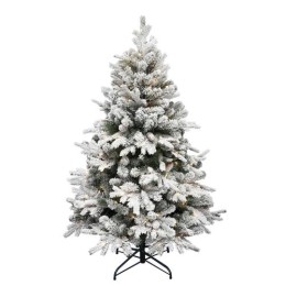 HOME KMF8LED210 havas műfenyő LED-ekkel, 210 cm, 350 db melegfehér LED, 3D+2D tűlevelek, fém talp, adapteres tápellátás, beltéri kivitel