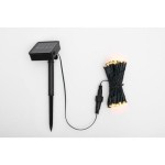 Home SLC100WW szolár fényfüzér, 100db melegfehér LED, 7m hosszúság, zöld vezeték, kültéri kivitel - Image 3