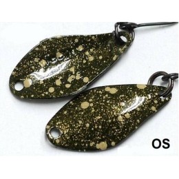 Nories Masukuroto Weeper 23mm 1.5g #074 kanál villantó (Olive Shot)