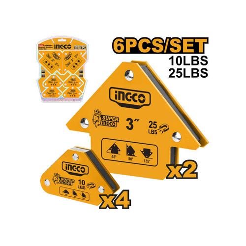 INGCO Hegesztési munkadarabtartó készlet 6 részes - Image 2