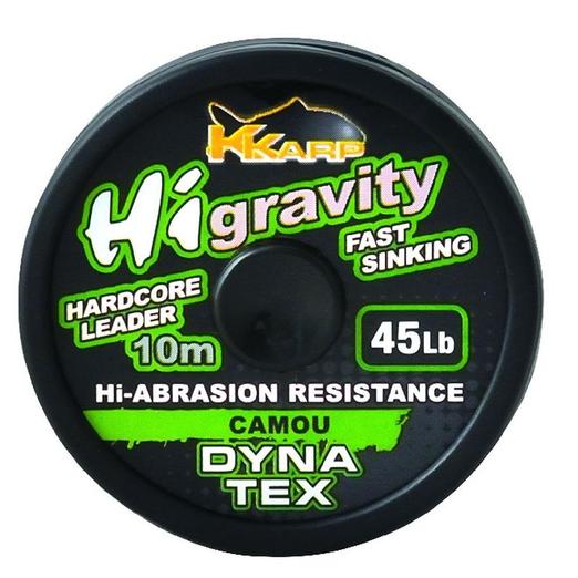 K-Karp Dyna Tex Hi-Gravity 10 m 45 lb camou fonott előkezsinór - Image 2
