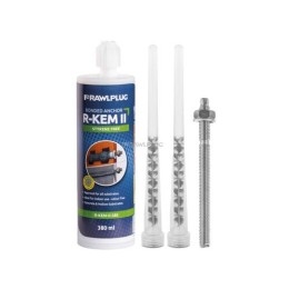 KOELNER 300ml poliészter gyanta szett- 4db Menetes szár M10x130mm+1 db R-KEM-II +2 keverőszár