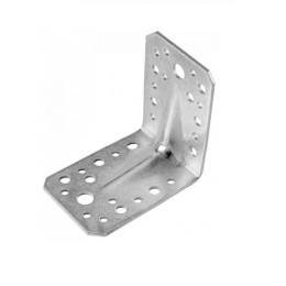 KOELNER 90x90x65mm sarokösszekötő lemez horganyzott, vastagság: 2,5mm D ZK