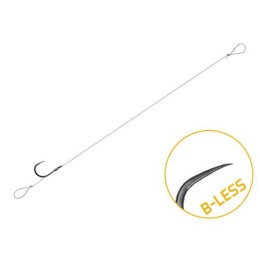 Kötött horog Delphin FLR Loop / 6db - 8cm / 0,22mm / B-LESS #8