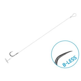 Kötött horog Delphin FLR Quickstop / 6db - 8cm / 0,22mm / B-LESS #6
