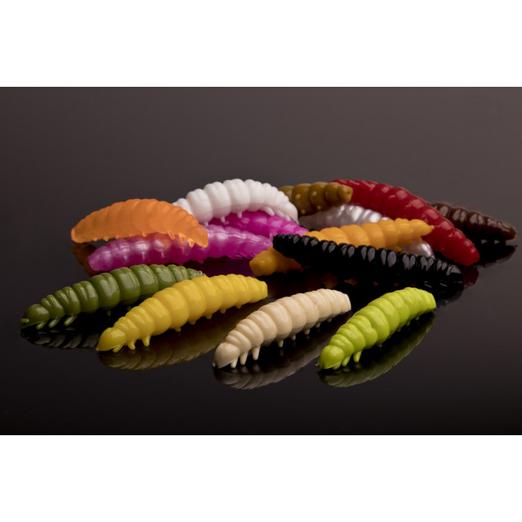 Libra Lures Larva 35 - 040 Black plasztik csali - Image 2