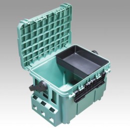 Meiho Bucket Mouth BM-7000 műanyag horgász láda Olive