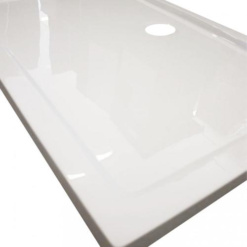 Modena Slim aszimmetrikus szögletes akril zuhanytálca, 80x100x5,5 cm-es méretben - Image 4